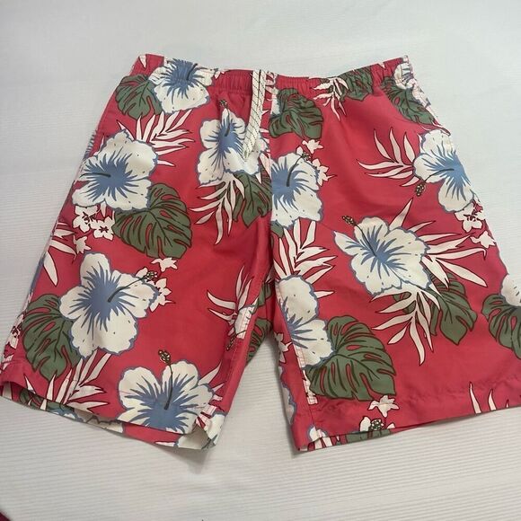 Lot Of 2 Lands End Floral Swim Trunks Size XL New - Picture 8 of 10